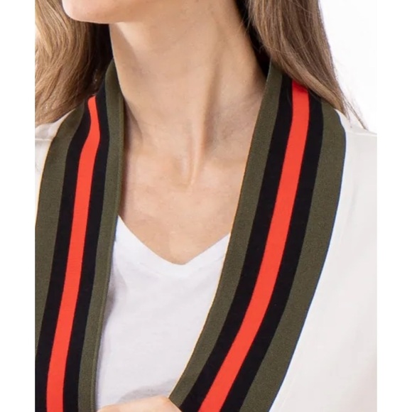 NWT! HAUTE Shore one size codi Trento open striped cardigan - Picture 7 of 11
